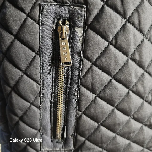 DKNY Women’s Asymmetrical Black Jacket. Size S - Picture 5 of 16